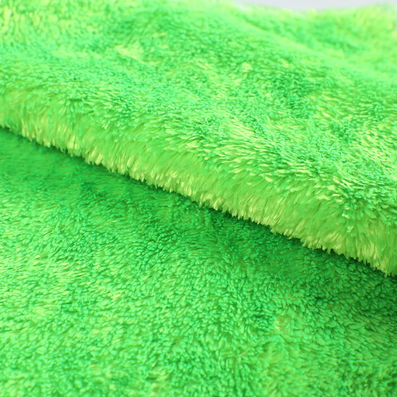 1PK Antibakteriell Bright Coral Fleece oppvaskhåndkle